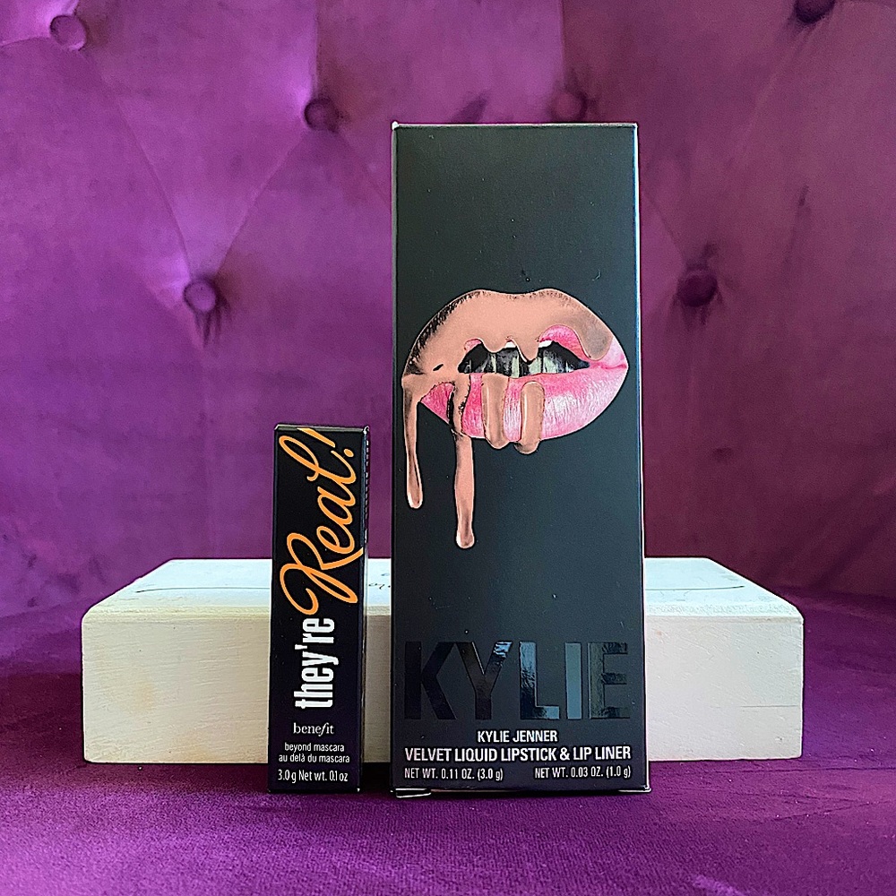 Kylie Lip Set & Benefit They’re Real Mascara